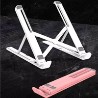 portable notebook stand laptop holder adjustable 13 gear height angle laptop supports with phone holder for ipad macbook bracket