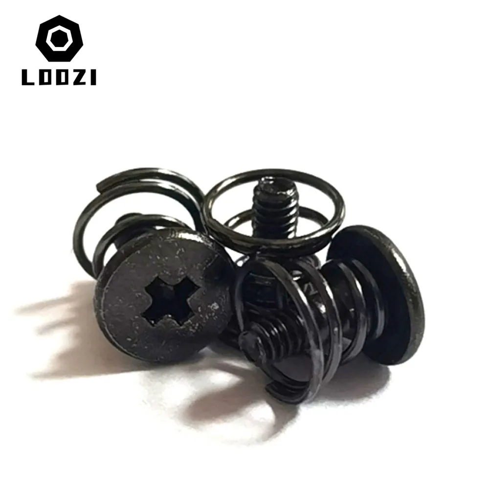 10 шт. M2 черные пружины винт для видеокарты Phillips материнской платы процессора