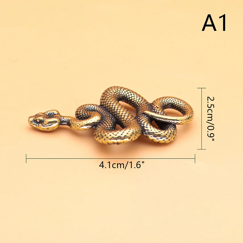 Миниатюрная статуэтка змеи из меди JETTING пьер леметр змеи в ее голове