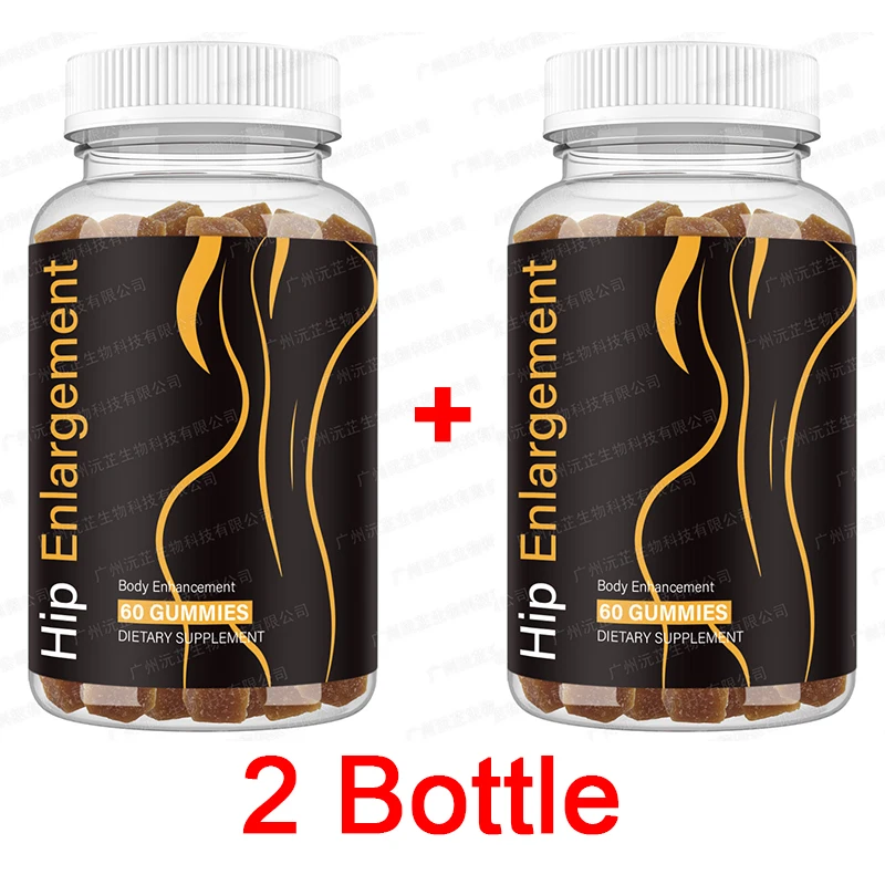 

2 Bottle Breast hip filling soft candy Female Slimming Butt Lifting Gummy Lifting Firming Butt Enlargement Vitamin Fruit Flavor