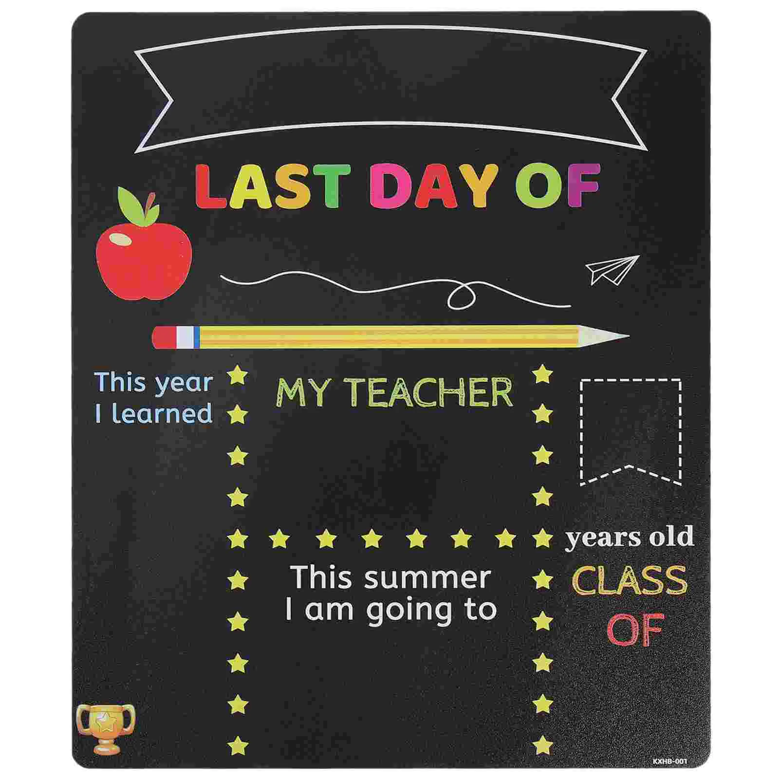 

Children School Sign Back-to-school Season Chalk Board Erasable Chalkboard Children Accessory