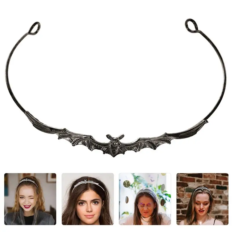 

Headbandbathairfor Cosplay Head Party Gothic Headpiece Hoop Headdress Headwear Chain Elf Tiaracostume Accessories Crowns