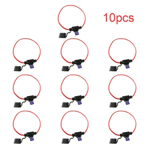 1/5/10 шт. маленький 16 провод 20 см 3A водонепроницаемый автомобильный вставной держатель предохранителя водонепроницаемый автоматический встроенный мини встроенный держатель предохранителя вставной