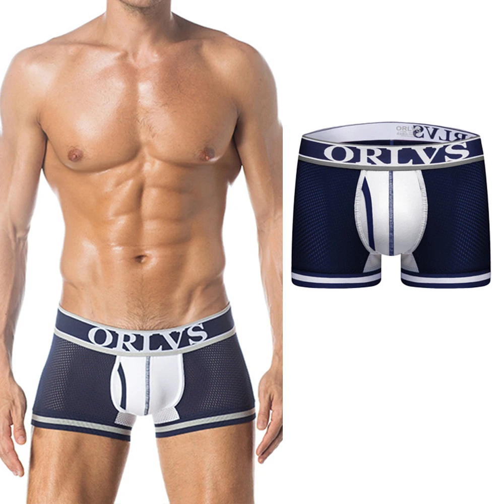 

Boxershorts Men Summer Mens Underwear Mesh Boxers Stretchy Breathable Panties U-Bulge Pouch Shorts Underpants Male Panty
