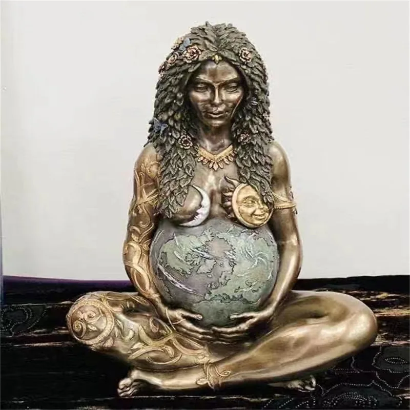 

Mother Earth Three-dimensional Statue Resin Decoration Millyear Gaia Statue of Goddess of Art Mother of the Earth