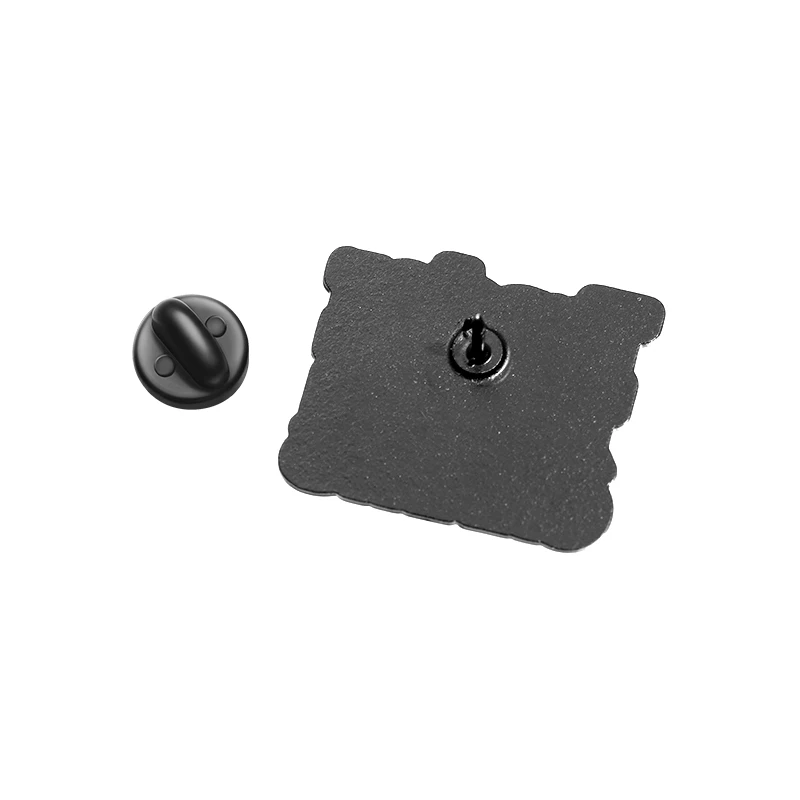 Эмалированные булавки Humor Satire индивидуальные Броши продавца без эмоций просто