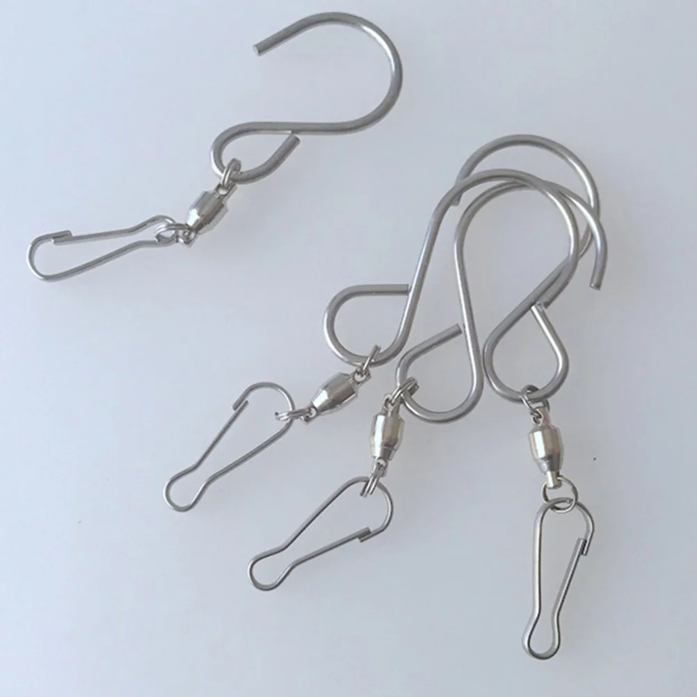 4 шт. поворотные крючки вешалки с колокольчиками самовращающиеся обычные