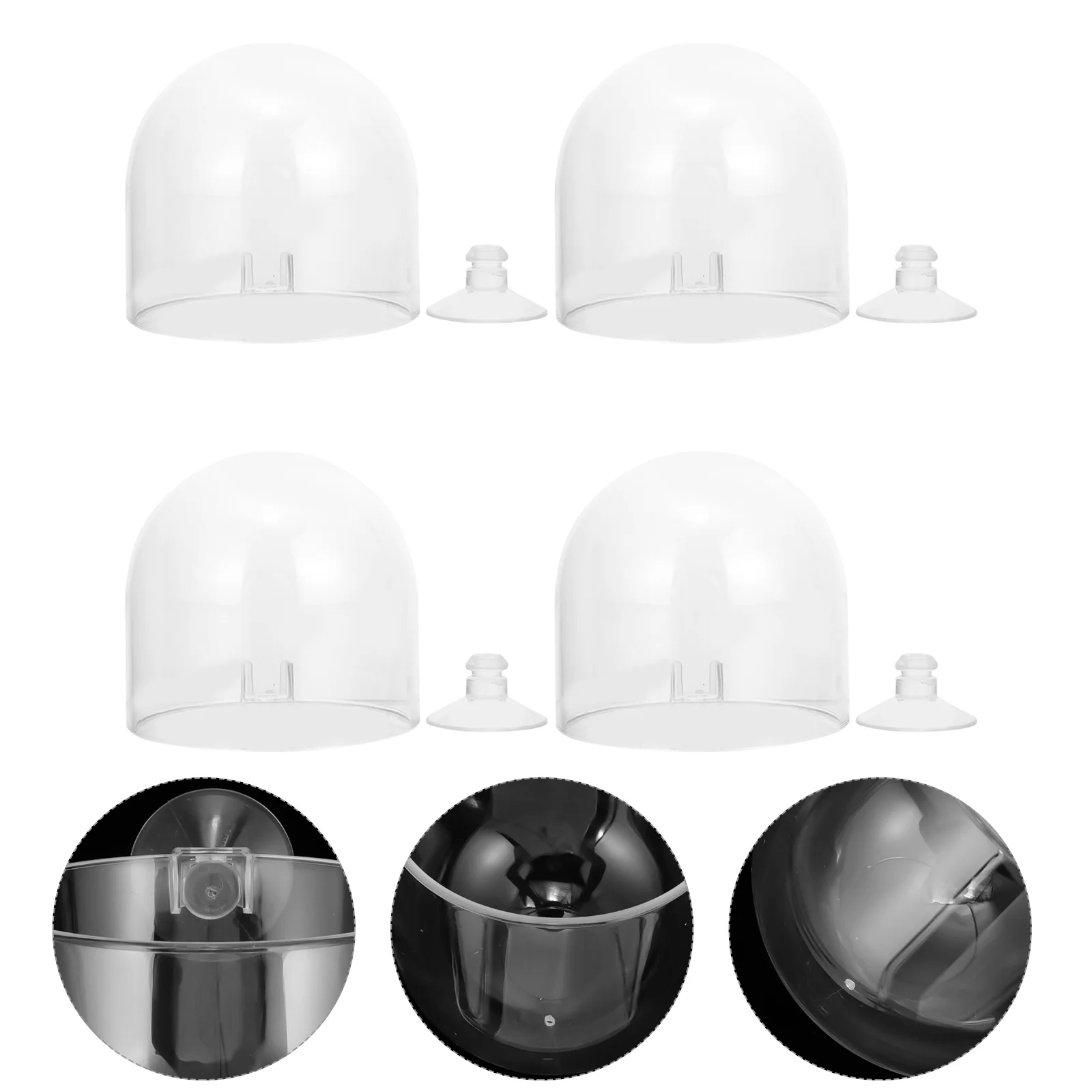 

Pot Aquarium Aquaticcup Tank Holder Decor Planter Cups Suctionholders Wall Planting Acrylic Decorative Mini Terrariums
