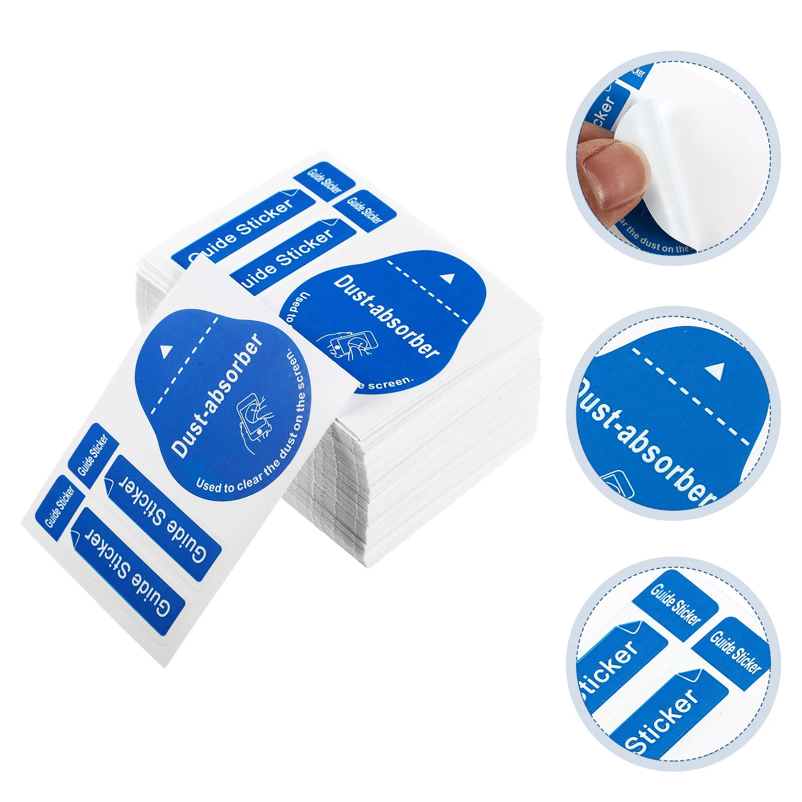 

200pcs Papers Cell Absorber Dedust Sticker Tablet Screen Stickers LCD Screen Removal Stickers