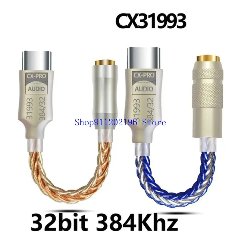 Фото P82A CX31993 USB ЦАП Тип C до 3,5 мм Усилитель для наушников Адаптер звуковых декодеров №2