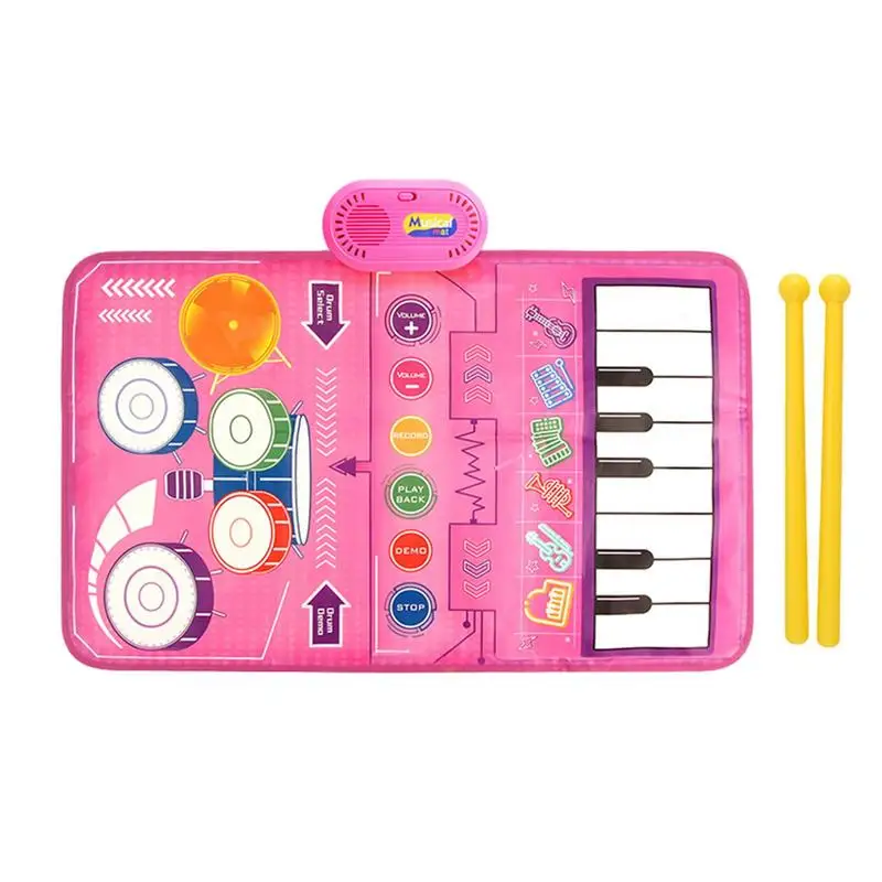 

Children's Music Mat Play Mat With Foot Piano Touch Playmat Toys With Touch Sensor For Over 3 Years Old Kids Boys And Girls