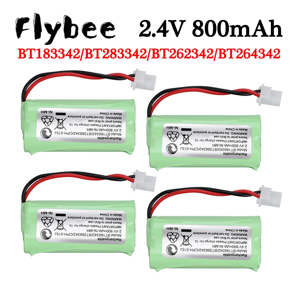 Аккумуляторная батарея 2 4 в 800 мАч BT183342 BT166342 BT266342 для телефона VTech CS6114 CS6409 CS6509 CS6709