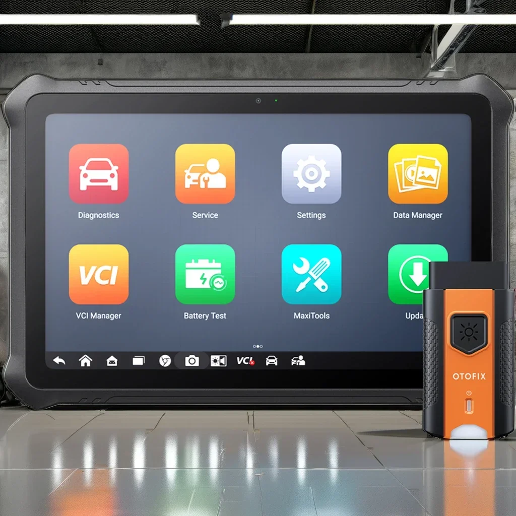 Фото OTOFIX D1 для Bluetooth диагностического сканера OBD2, инструмент для кодирования ECU, двунаправленный анализатор для автомобилей, анализатор двигателя. №3