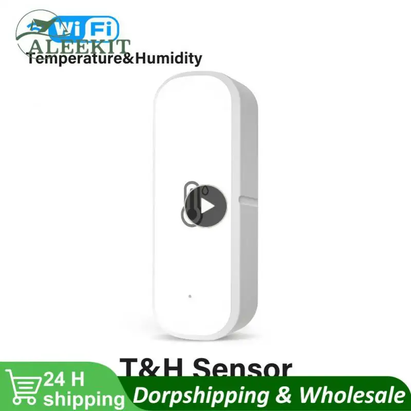 

1~8PCS Tuya WiFi Temperature Humidity Sensor Indoor Thermometer Hygrometer Smart Home Security Alarm System For Smart Life Alexa