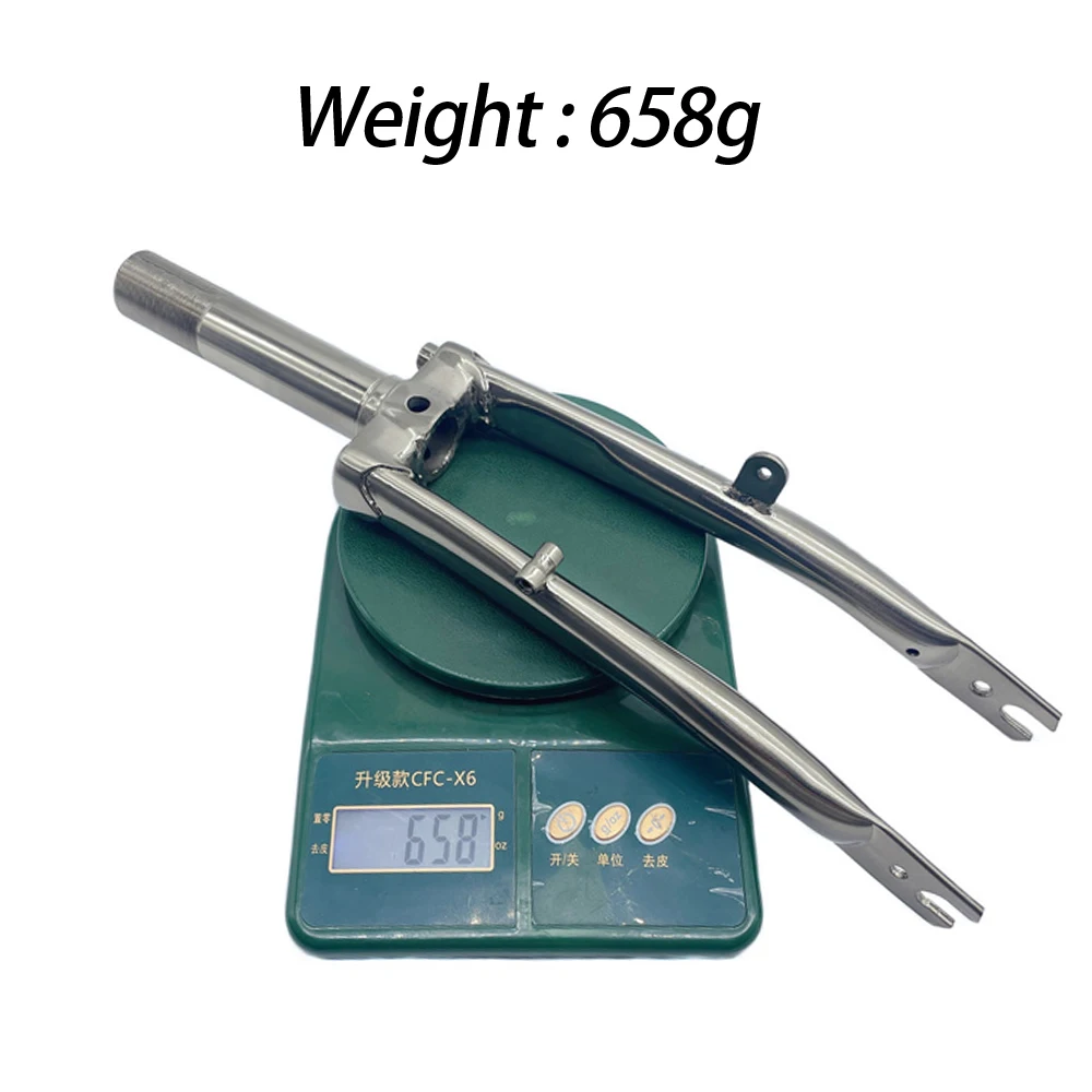 Передняя вилка из титана для складной велосипедной фары Brompton с резьбой 1 и 2/4