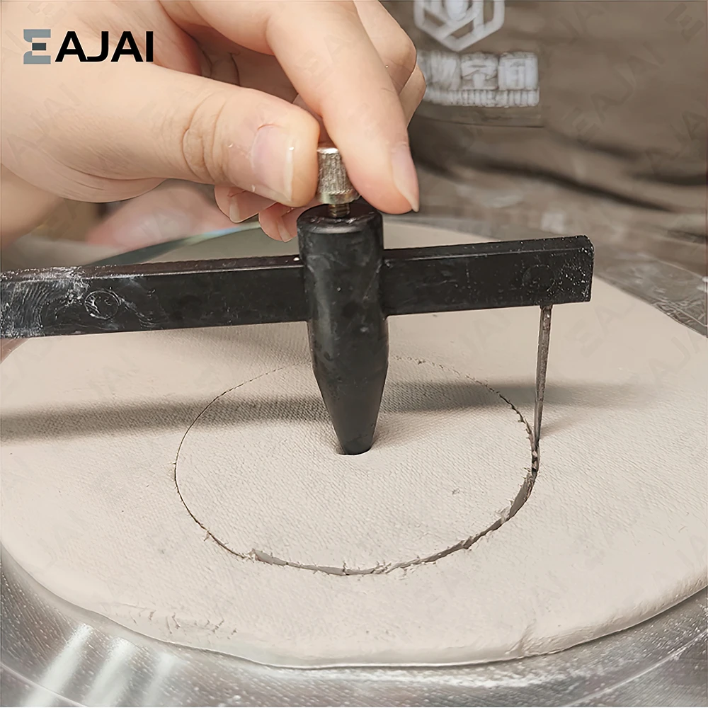 

Eajai New Arrival Compass Circle Cutter Caliper For Clay Pottery Ceramic Cut 1-34cm Cutting DIY Making Craft Tools Accessories