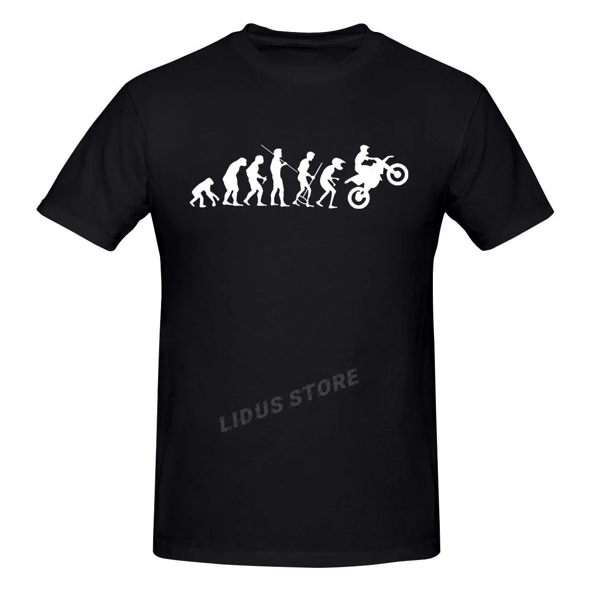 

2022 Fashion Leisure Print Ape Evolution T-shirt Harajuku Streetwear 100% Cotton Graphics Tshirt Brands Tee Tops