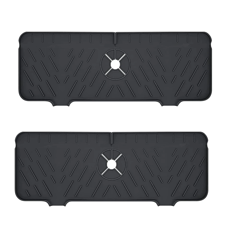 

Силиконовый коврик для кухонной раковины, коврик для защиты от брызг воды на кран, абсорбирующий коврик для крана