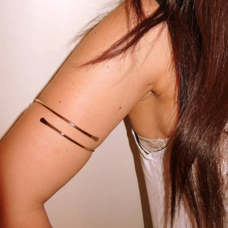 652F средняя регулируемая готическая манжета на руку филигранная вихревая