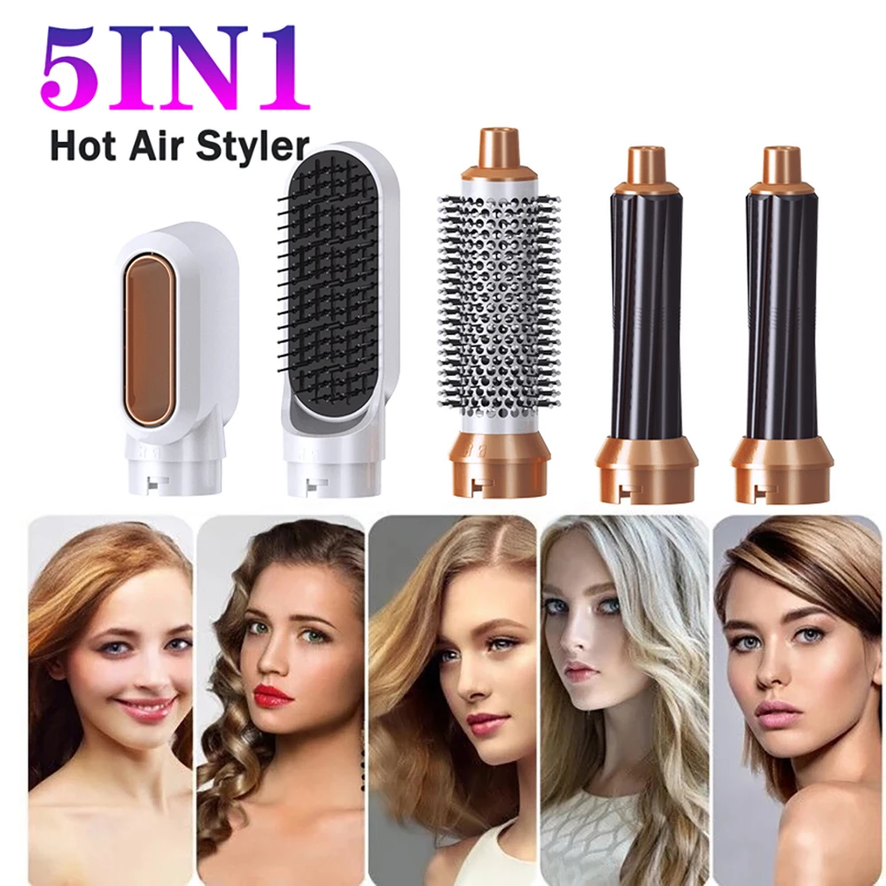 

Электрическая сушилка, щетка Airwrap 5 в 1, фен, расческа для завивки волос, съемная щетка, набор, отрицательный выпрямитель, завивка волос