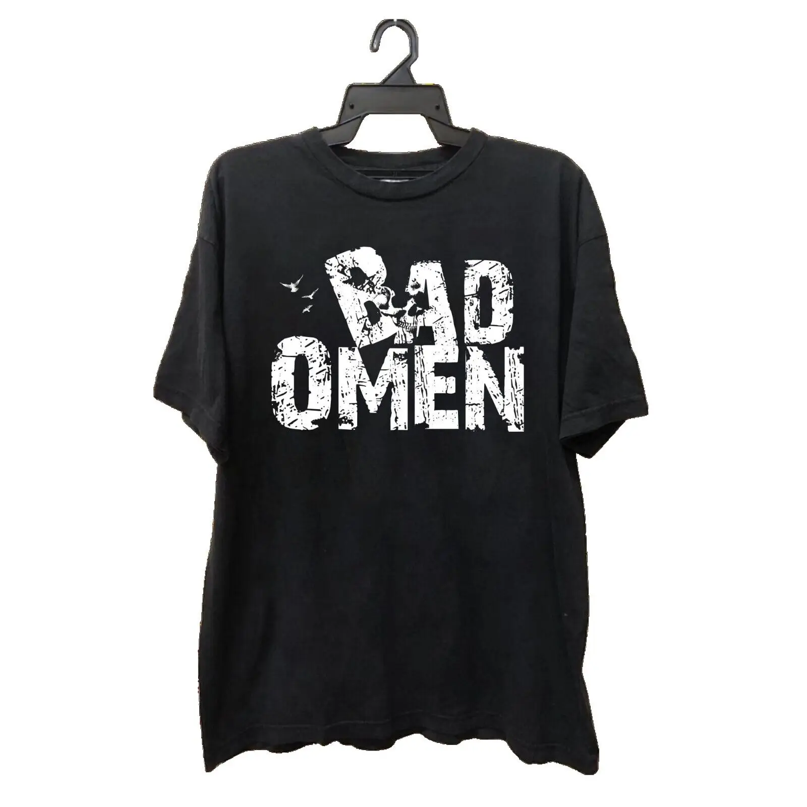 Новинка футболка из хлопка с логотипом Bad Omens цвет черный 2D454