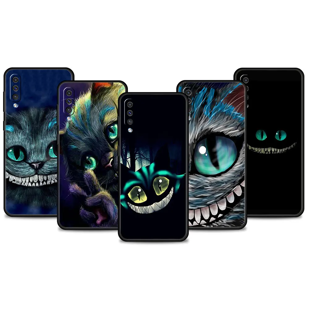 

Disney Cheshire Cat Phone Coque Casing For Samsung Note 20 Ultra 10 A20s A50 A30 A10s A10 A70 A40 A20e A01 A03 A42 5G M30s