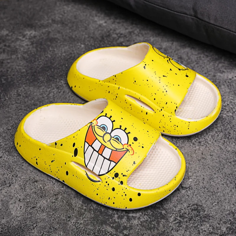 

3-10Y Children Slippers Summer Boys Girls Flip Flops Flat Heel EVA Cartoon Animation Casual Non-slip Soft Sole Kids Shoes Hw22