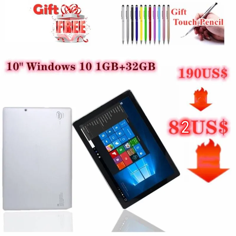 10.1 inch NX16A Windows 10 Nextbook x5-8350 1/2GB RAM 32GB ROM 1280 x 800 IPS WIFI Bluetooth-compatible Quad Core Tablet PC