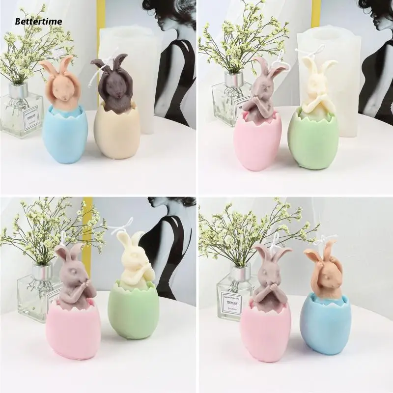 

B36D Rabbit Decoration Mold 3D Resin Epoxy Mould DIY Craft Soap Molds Home Decor