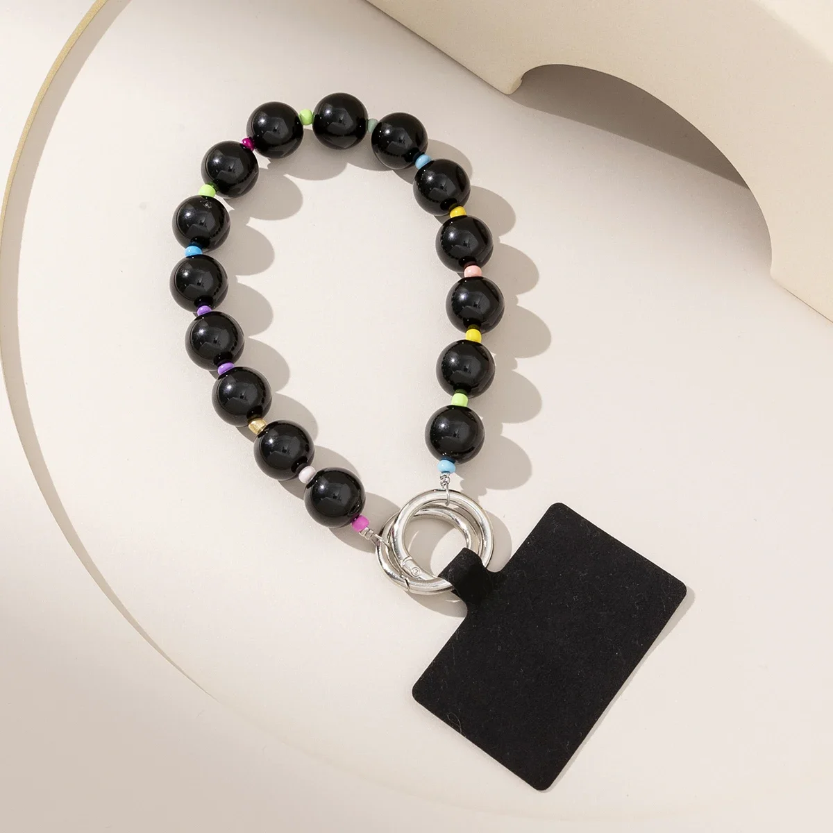 Женская короткая цепочка для телефона в стиле бохо летний шнурок с хрустальными