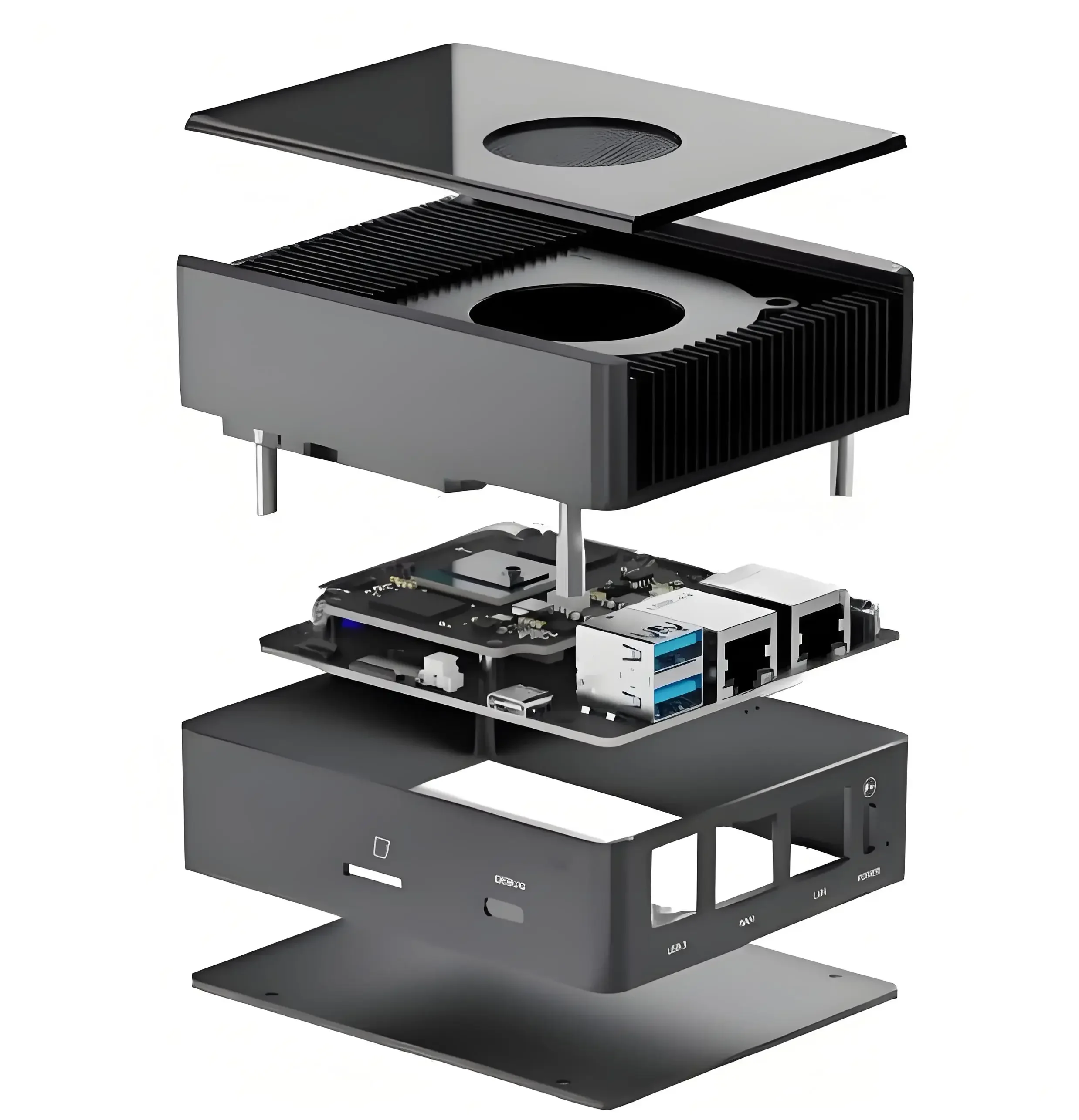 Radxa Fogwise AirBox AI Edge Вычислительные коробки Искусственный интеллект Компьютеры SOPHON