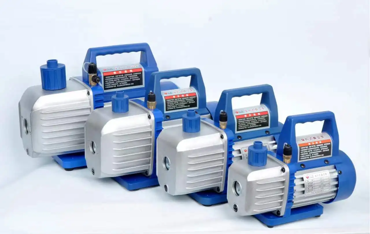 Фото Одноступенчатый вакуумный насос для систем ОВКВ 3.5CFM VP135-110V-120V с блоком питания двигателя, металлический корпус, для ирригационных и водоотводных работ №3