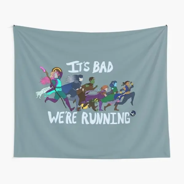 Плохо мы Бегаем гобелен цветное украшение для стен красивое одеяло с принтом