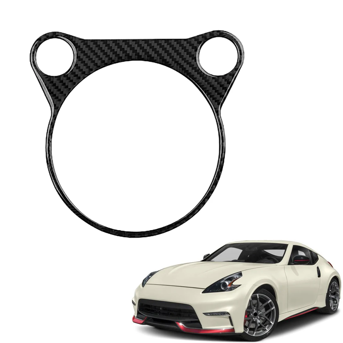 Авто из углеродного волокна центральная панель управления наклейка на