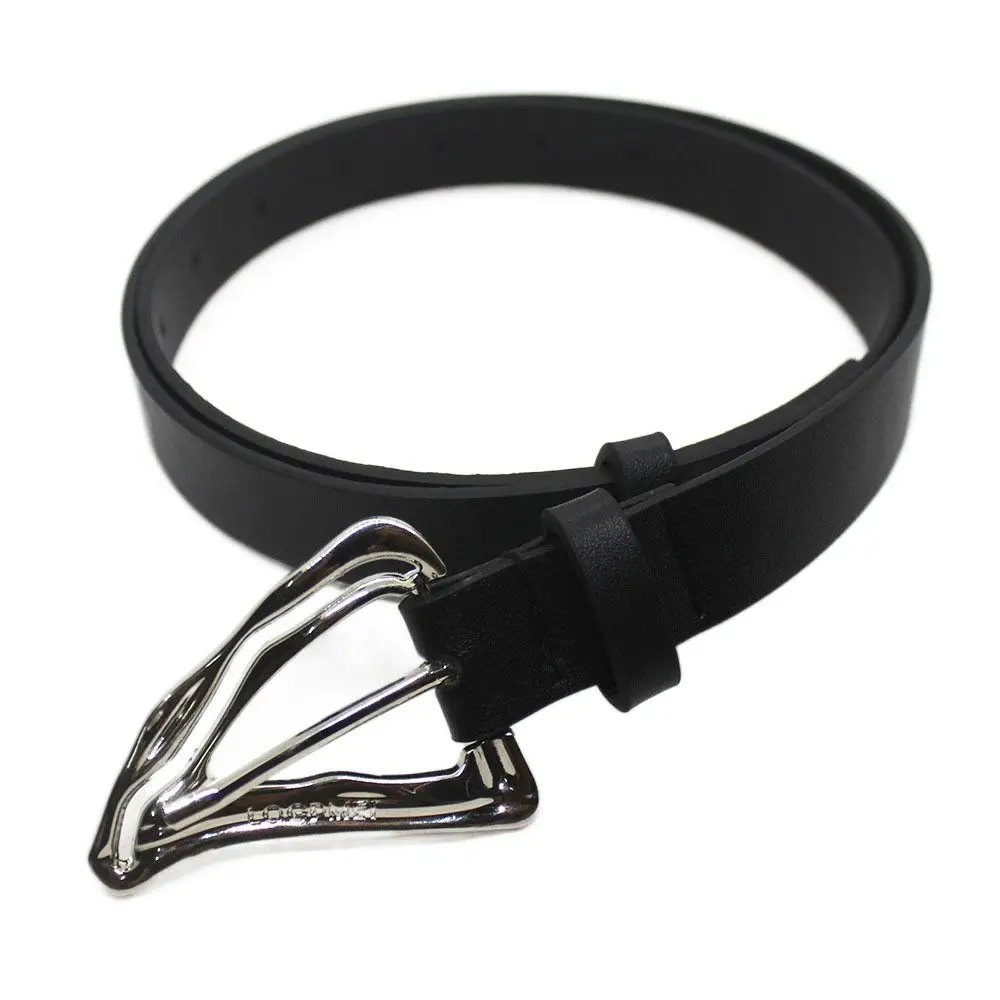Korean Style For Women Hollow Geometric Buckle Fashion Accessories Leather Belt Waist Accessories Waist Belt Jeans Belt