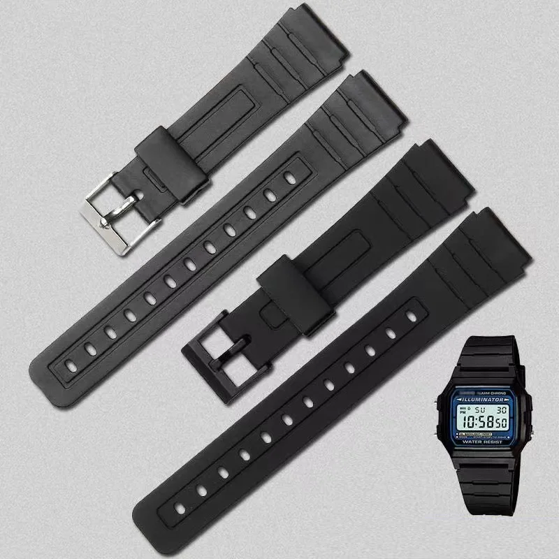 Ремешок силиконовый для часов Casio Seiko спортивный браслет дайвинга аксессуары 12 мм