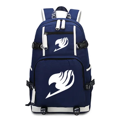 Рюкзак Fairy Tail, школьные сумки большой емкости для мальчиков-подростков, Mochila, студенческие канцелярские принадлежности Fairy Tail, сумки для книг на плечо в стиле аниме