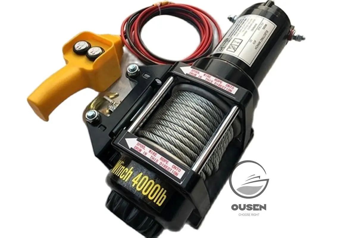 

12V 24V Off-road Vehicle Winch 2000 LBS Vehicle Self-rescue Off-road Winch Electric Winch for Vehicle Crane