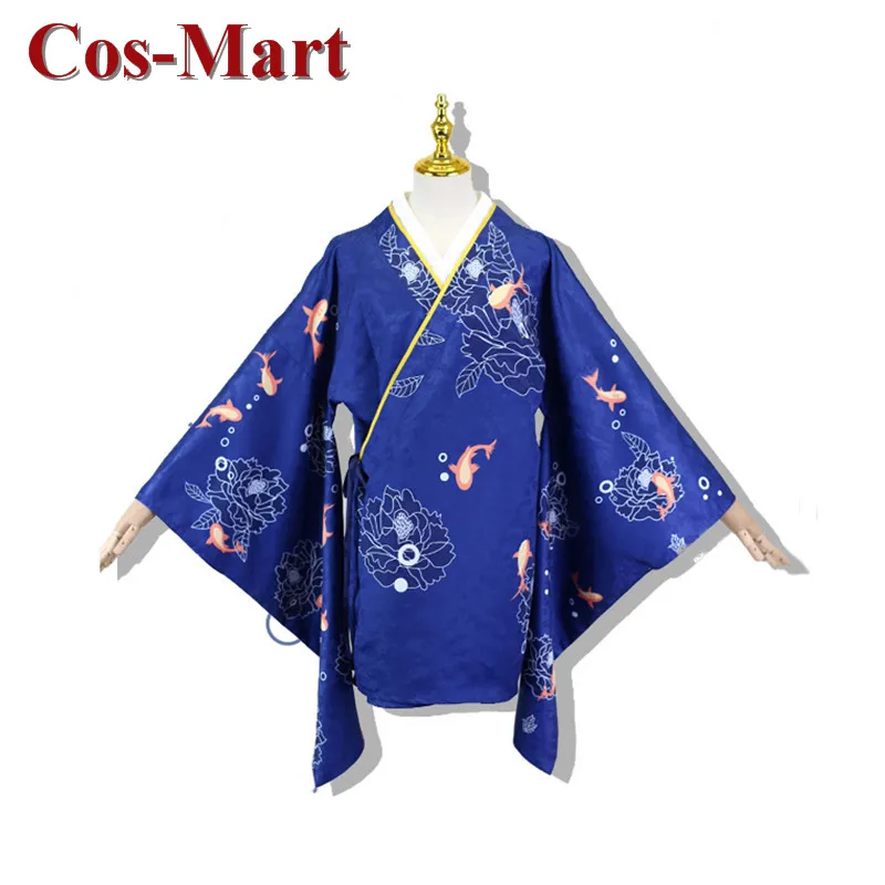 Cos-Mart аниме VTuber Hololive EN Watson Amelia косплей костюм милое кимоно униформа активная