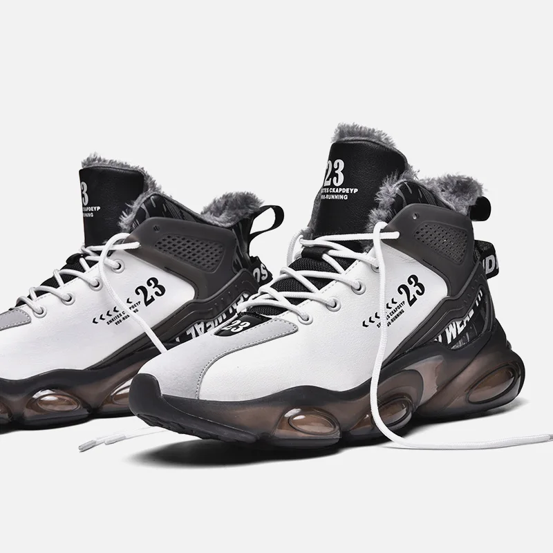 

Зимние теплые мужские ботинки для снега в уличном стиле, увеличивающие рост легкие взрослые женские спортивные повседневные короткие плюш...