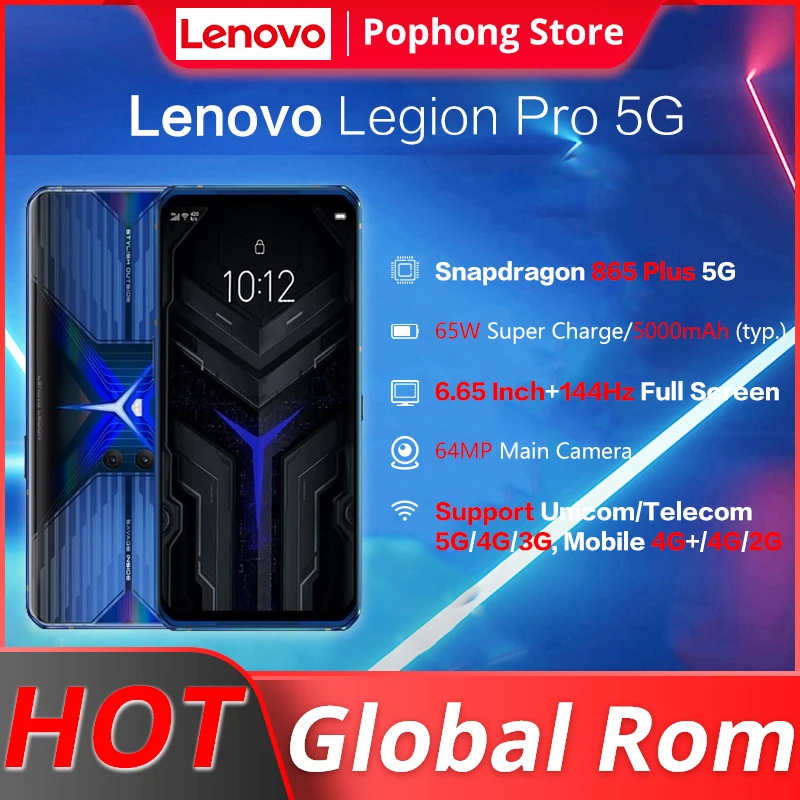 Lenovo Legion Pro смартфон с 5,7-дюймовым дисплеем, восьмиядерным процессором Snapdragon 6