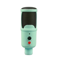 computer microphone with volume adjustment knob wired usb microphone for gaming
