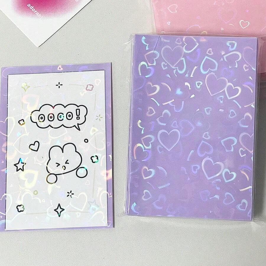 

Держатели для карт сердце форма ПВХ 50 шт.