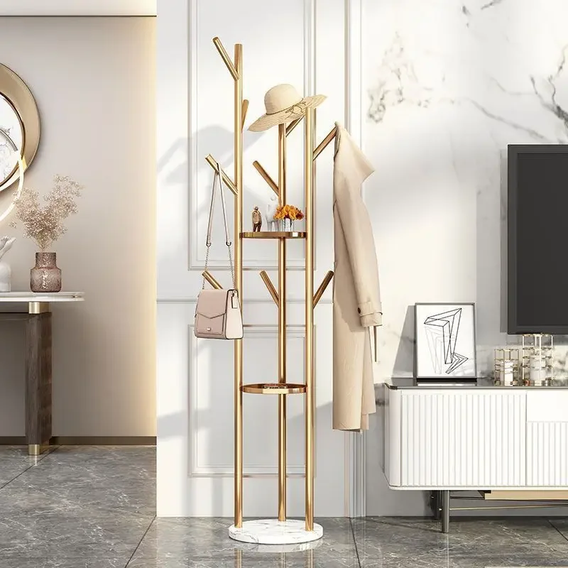 Минималистичная стеллаж для хранения роскошная стойка одежды напольная спальни