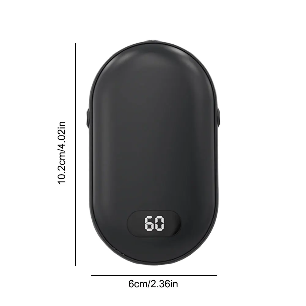 Электрическая грелка для рук 2 в 1 дисплей температуры и регулируемый внешний