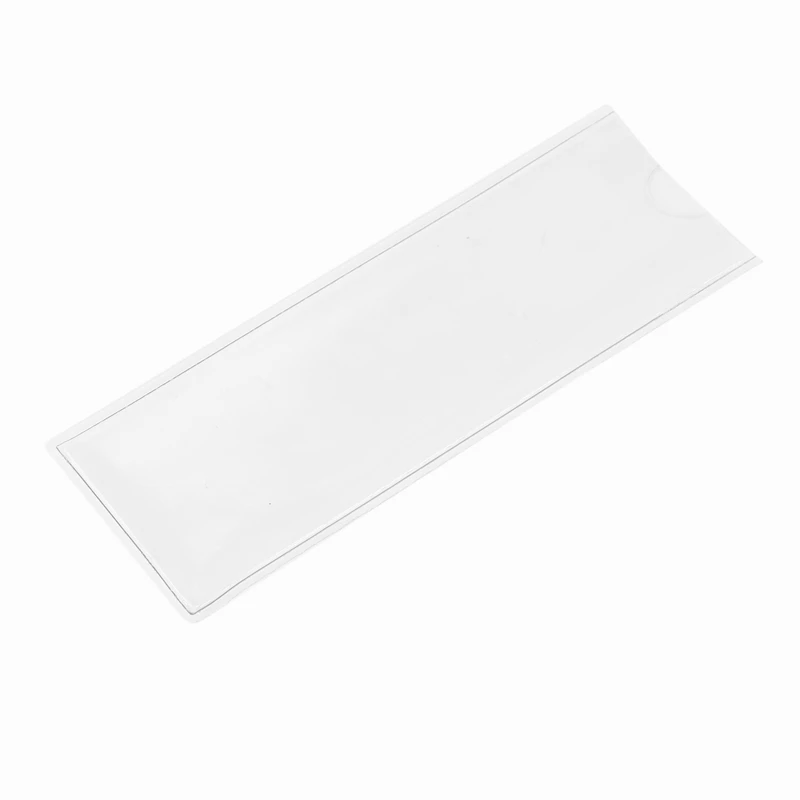 

30 Pack Self-Adhesive Index Card Pockets With Top Open For Loading - Perfect Card Holder Cards(1.4 X 4 Inches)