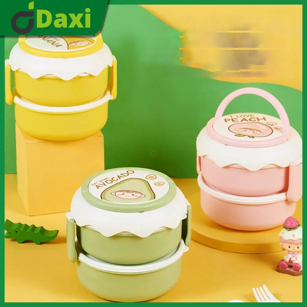 

For Office Workers Students Portable Lunch Boxes Large-capacity Cartoon Food Thermal Jar Children Kids School Office Bento Box