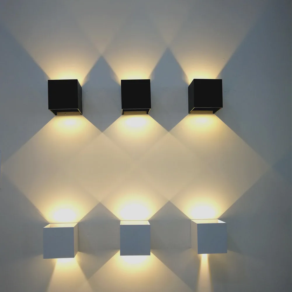 

Indoor up down LED Wall Lamps AC100V/220V Aluminum Decorate Wall sconce bedroom