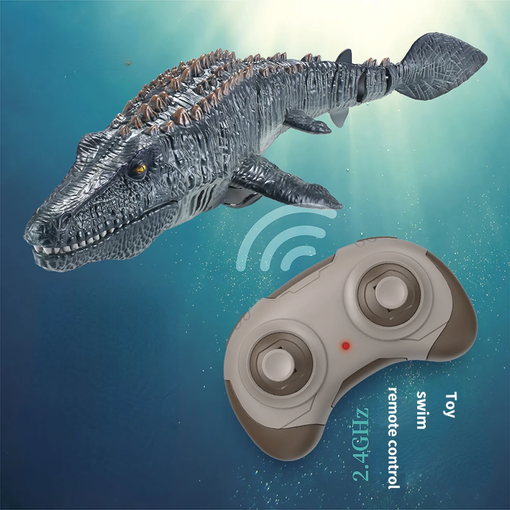 2.4G simulation Remote Control Electric Dinosaur Toy wireless Water Spray mosasaur children's toy boy gift