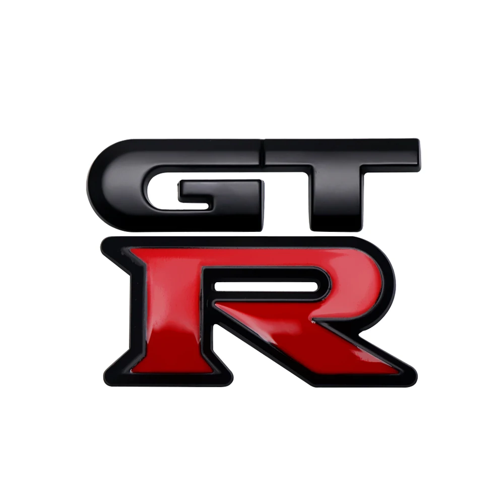 

3D металлический логотип GTR, значок на задний багажник автомобиля, эмблема, наклейка на крыло для Nissan Nismo Tiida Teana GTR 350Z 370Z Juke Note X-Trail